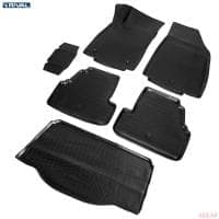 Комплект ковриков салона и багажника для Opel Mokka (2012-2016) № K14206002-1