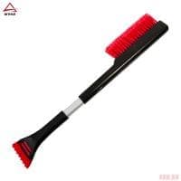 Щетка для очистки снега со  скребком и телескопической мягкой ручкой 64-89 см № A0401009