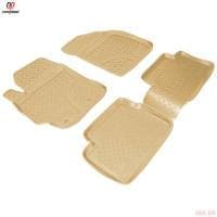 Коврики салона Norplast бежевые для Toyota Corolla (2007-2013) № NPL-Po-88-12-B