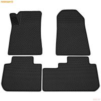 Коврики салона 3D EVA Ромб резиновые для Haval F7 (2019-2024) с черным кантом № 9257010101