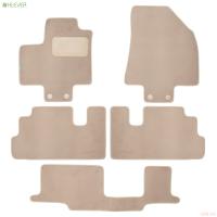 Коврики салона текстильные Premium для Nissan Pathfinder (2021-2025) 8 мест, 5 шт. бежевые № KLEVER0403606622112kh