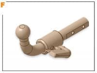 Фаркоп Aragon быстросъемный для Jeep Cherokee KJ (2001-2007) № E2901CS