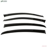 Дефлекторы боковых окон для Kia Rio седан (2017-2023) широкие № KE15017