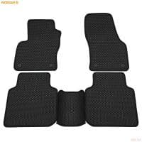 Коврики салона Rezkon EVA cоты резиновые для Skoda Kodiaq (2017-2024) с черным кантом № 9030030101