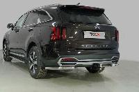 Защита задняя (уголки) 60,3 мм KIA Sorento 2020-2024 арт. KIASOR20-26