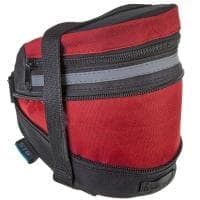 Велосумка под седло, черно-красная Novatrack Х83841