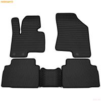 Коврики салона EVA cоты резиновые для Kia Sportage (2010-2016) с черным кантом № 9121040201