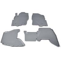 Коврики салона для Nissan Pathfinder (2004-2010) серые № NPL-Po-61-45-G