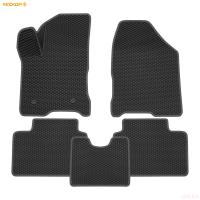 Коврики салона 3D EVA ромб резиновые для Lada (ВАЗ) Vesta (2022-2025) с серым кантом № 9239045202