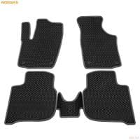 Коврики салона EVA резиновые для Volkswagen Polo (2020-2025) с серым кантом № 9035020202