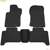 Коврики салона EVA ромб резиновые для Toyota Land Cruiser Prado 150 (2017-2025) с черным кантом № 9034030301