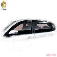 Дефлекторы окон CA Plastic Classic полупрозрачные для Hyundai Solaris хетчбэк (2011-2013) № 2010030305813
