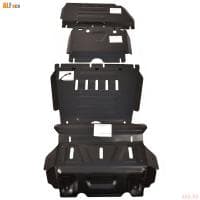 Комплект защиты днища для JAC T6 (2018-2025) 4 части № ALF5603-04-05-06