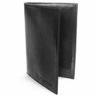 Обложка для паспорта кожаная черная  (с логотипом Lexus) № OT110-0950L