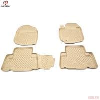 Коврики салона Norplast бежевые для Toyota RAV4 (2005-2009) № NPL-Po-88-44-B