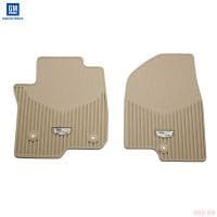 Коврики салона передние Премиум оригинальные для Cadillac Escalade (2020-2025) бежевые № 84725286