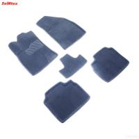 Коврики салона 3D текстильные для Chery Arrizo 8 (2022-2025) серые № 30417