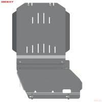 Защита КПП и РК для Cadillac Escalade (2014-2025) № 04.2836 V3