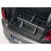 Коврик багажника  с съемн. разделителями оригинальный для Volkswagen Polo хэтчбек 3дв., 5дв. (2009-2017) № 6R0061162