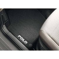 Коврики салона передние текстильные оригинальные Premium для Volkswagen Polo хэтчбек 3дв., 5дв. (2009-2017) № 6R1061275P WGK