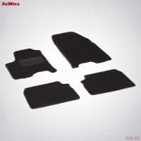 Коврики салона Lux текстильные для Chevrolet Aveo (2011-2015) № 82260