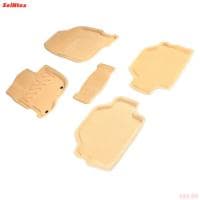 Коврики салона 3D текстильные для Mitsubishi Pajero Sport (2008-2016) бежевые № 84735