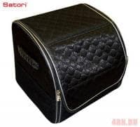 Сумка-органайзер маленькая ''Sw'' с окошком черная 35х32х31см