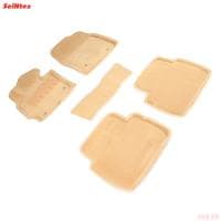 Коврики салона 3D текстильные для Mazda CX-5 (2012-2016) бежевые № 84143