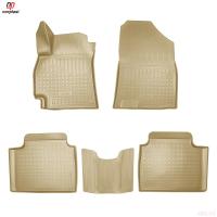 Коврики 3D салона для Hyundai Elantra (2021-2025) бежевые № NPA11-C31-070-B