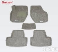 Коврики салона Satori Liner 3D Basic текстильные бежевые для Volvo XC60 (2010-2017) № SI 02-00187