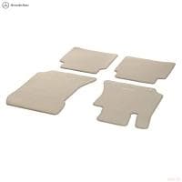 Коврики салона текстильные оригинальные для Mercedes Е-Class (W212) (2009-2013) бежевые № A21268087018P90