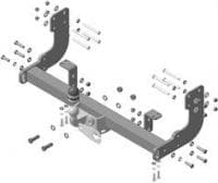 Фаркоп Motodor усиленный для Mercedes Sprinter Classic (2013-2018) № 91202-F
