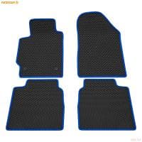Коврики салона EVA резиновые для Toyota RAV4 (2006-2012) с синим кантом № 9034035103