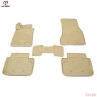 Коврики салона Norplast бежевые для BMW 5-Серия (G30) седан (2016-2023) № NPA11-C07-160-B