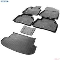 Комплект ковриков салона и багажника для Kia Sorento (2012-2015) № K12804003-1