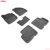 Коврики салона 3D текстильные для Renault Arkana (2019-2025) серые № 96453