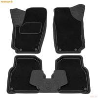 Коврики салона Rezkon Transformer резиновые для Volkswagen Polo (2009-2020) № 3035020100