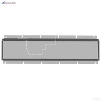 Защита топливных трубок для LiXiang L7 (2024-2025) 4WD (с подрезкой под эл. пороги) № NLZ.28.02.730A