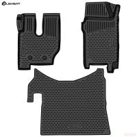 Коврики 3D салона для Foton Auman (2023-2025) 3 шт. № ELEMENT3DAN0929210k.F