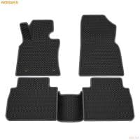 Коврики салона Rezkon EVA резиновые для Toyota Camry (2018-2024) с серым кантом № 9034010302