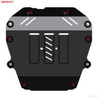 Защита картера и КПП для Opel Antara (2014-2017) № 16.3027