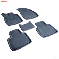 Коврики салона 3D текстильные для EXEED RX (2023-2025) серые № 99250