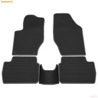 Коврики салона EVA резиновые для Citroen C4 (2004-2010) с серым кантом № 9013005102