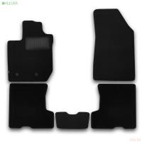 Коврики салона текстильные Premium для Lada (ВАЗ) XRAY (2016-2022) без ящика, 5 шт. № KLEVER03523522110kh