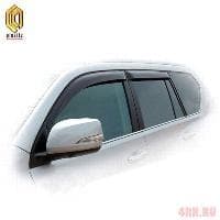 Дефлекторы окон CA Plastic Classic полупрозрачные для Toyota Land Cruiser Prado 150 (2011-2013) № 2010030304861