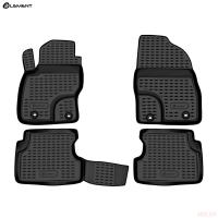 Коврики салона для Ford Focus 2 (2005-2010) с черным кантом № KANT.NLC.16.03.210.blk