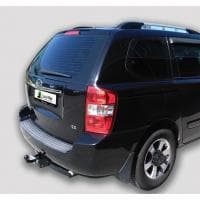 Фаркоп Лидер Плюс усиленный со сварным фланцевым шаром для Kia Carnival VQ (2006-2014) № K128-FC