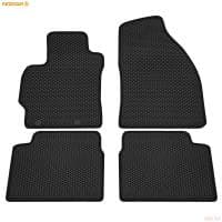 Коврики салона Rezkon EVA резиновые для Toyota Corolla (2007-2013) с черным кантом № 9034015101