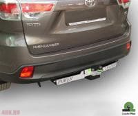 Фаркоп Лидер Плюс усиленный с кованым фланцевым шаром для Toyota Highlander (2014-2019) № T120-F