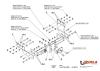 Фаркоп Imiola усиленный для Ford Transit (без ступеньки) (2002-2006) № E.027